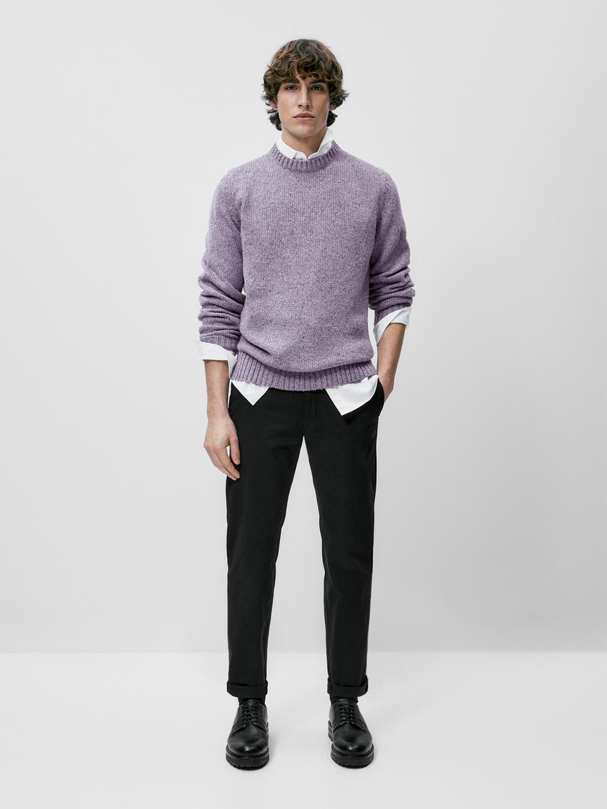 Zara navy chinos Outlet