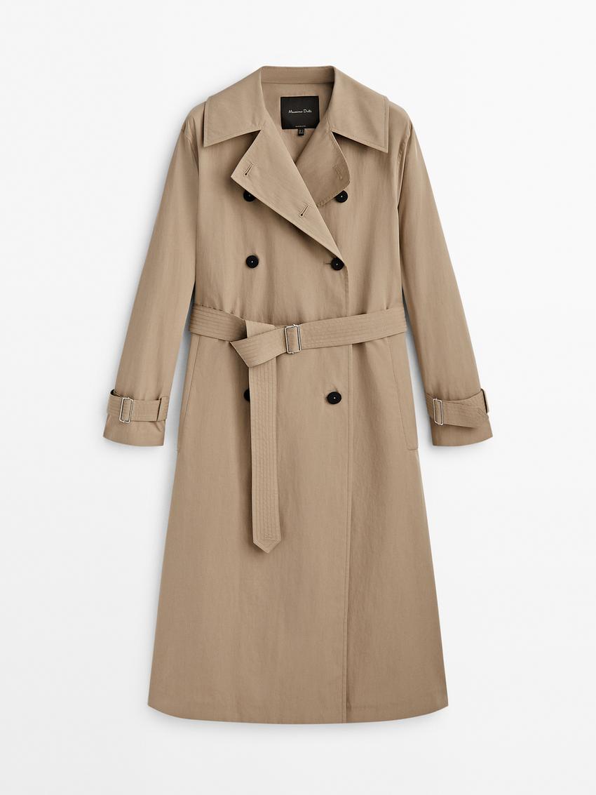 Water resistant trench coat zara Clearance
