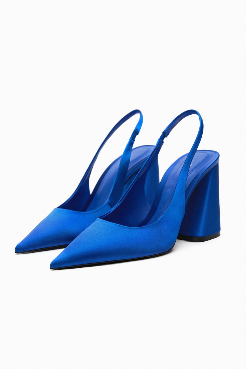 zara.com | Block Heel Slingback Shoes