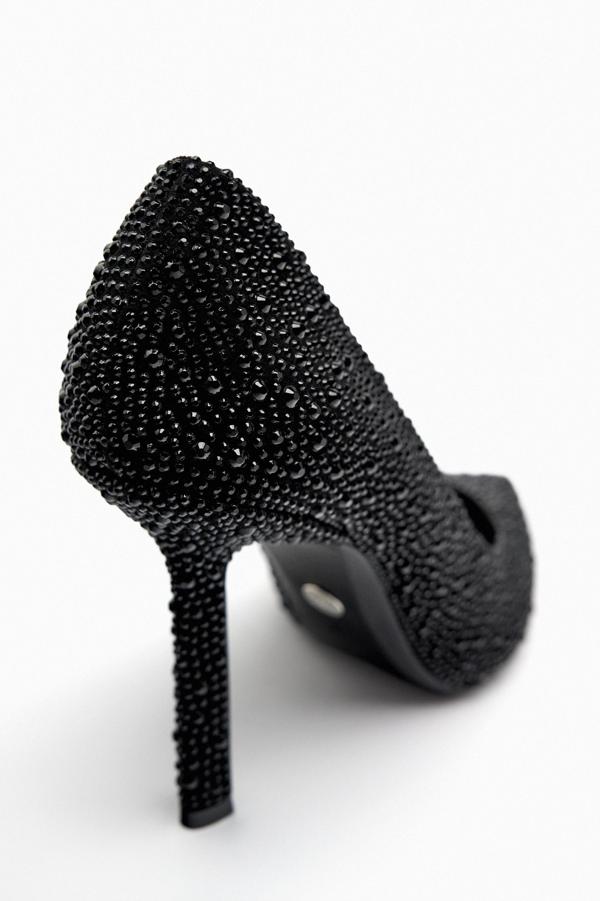 Zara crystal shoes Clearance