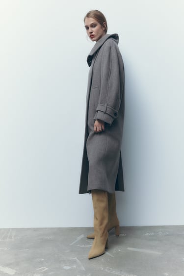 Image 0 of SPLIT SUEDE COWBOY HIGH-HEEL BOOTS from Zara