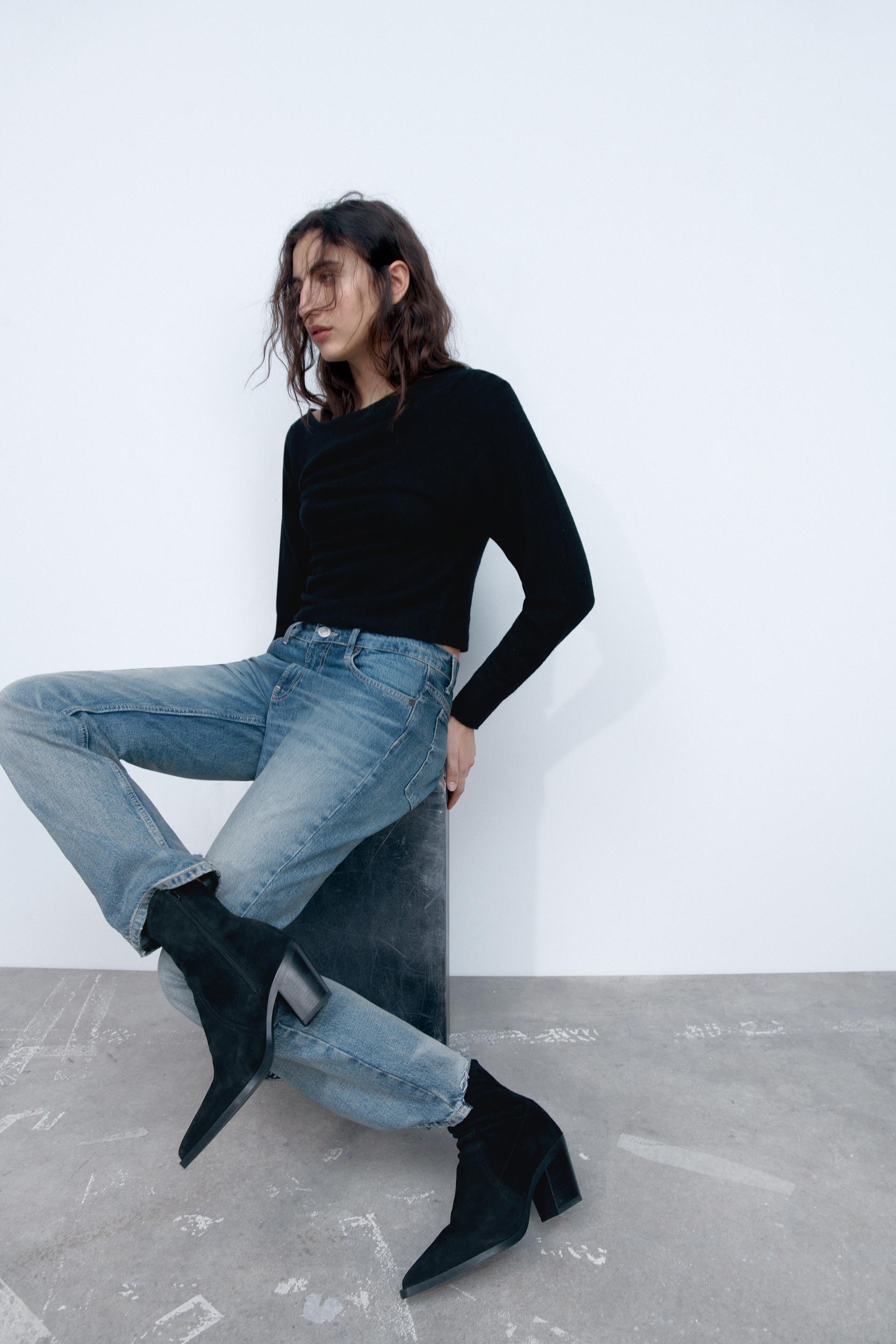 Zara high ankle boots Outlet