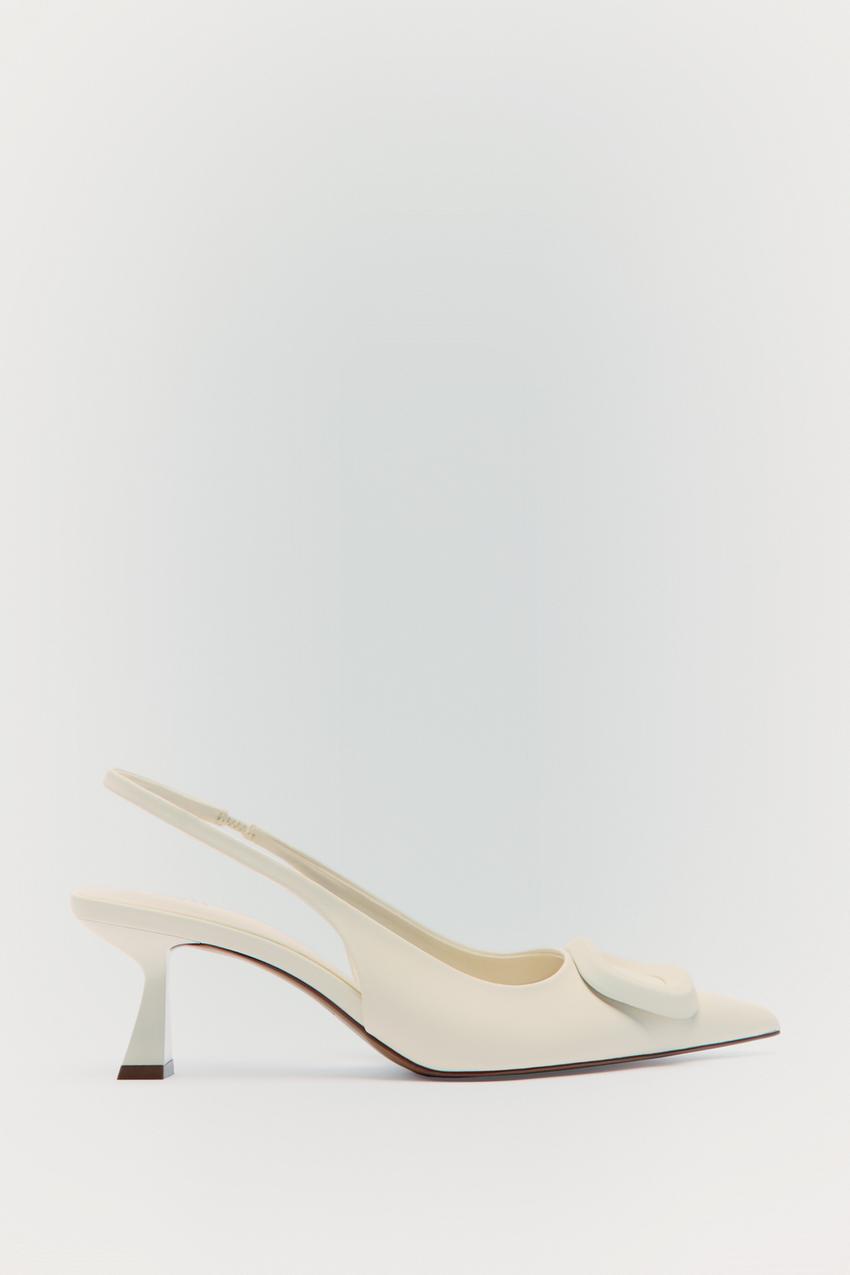 Zara heeled slingback Clearance