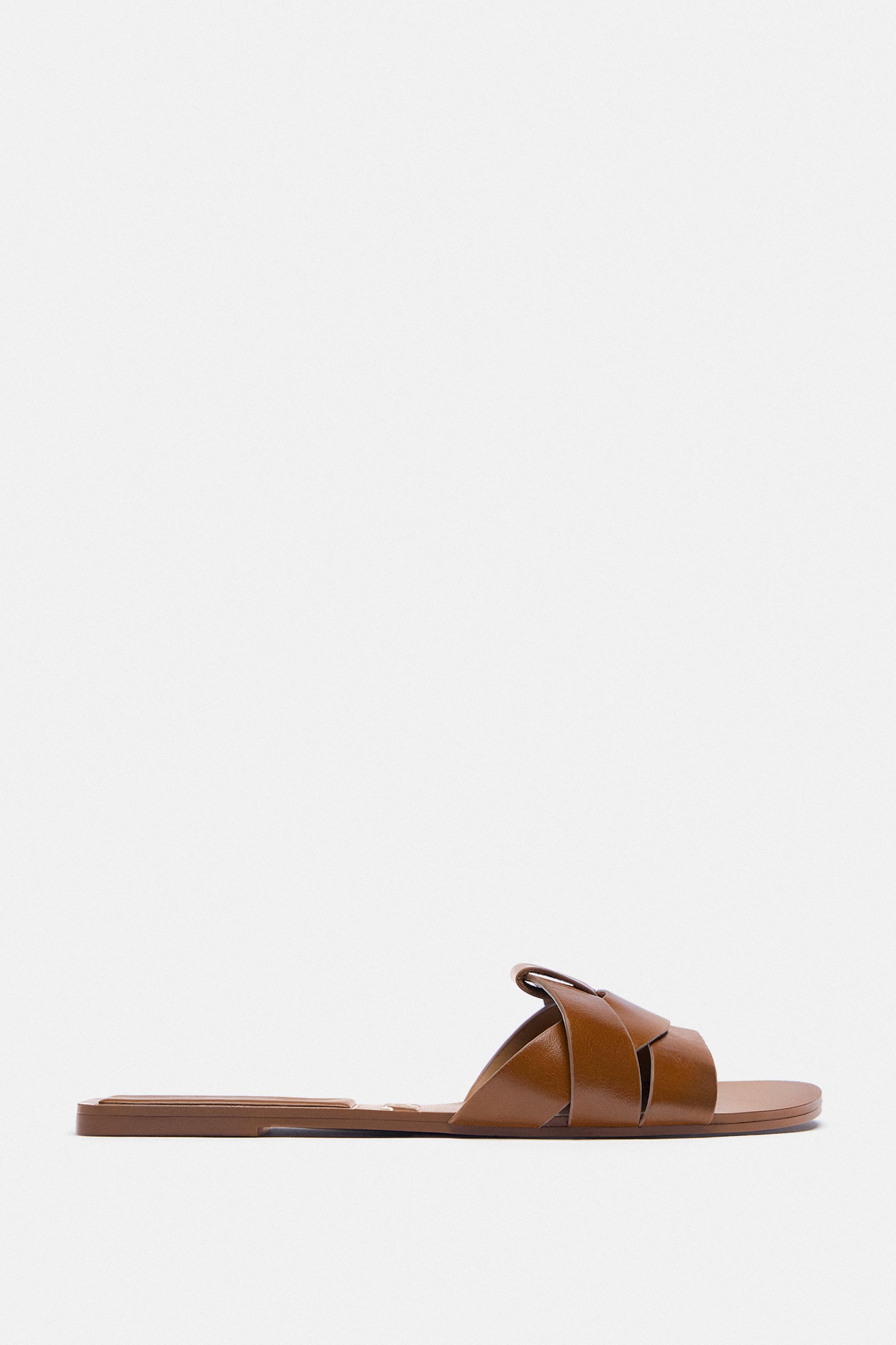 Zara brown slippers Clearance