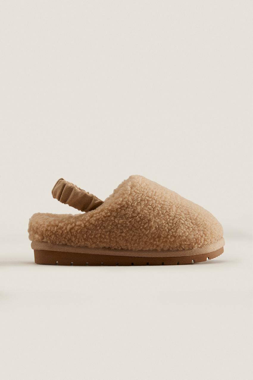 Shearling mules zara Clearance