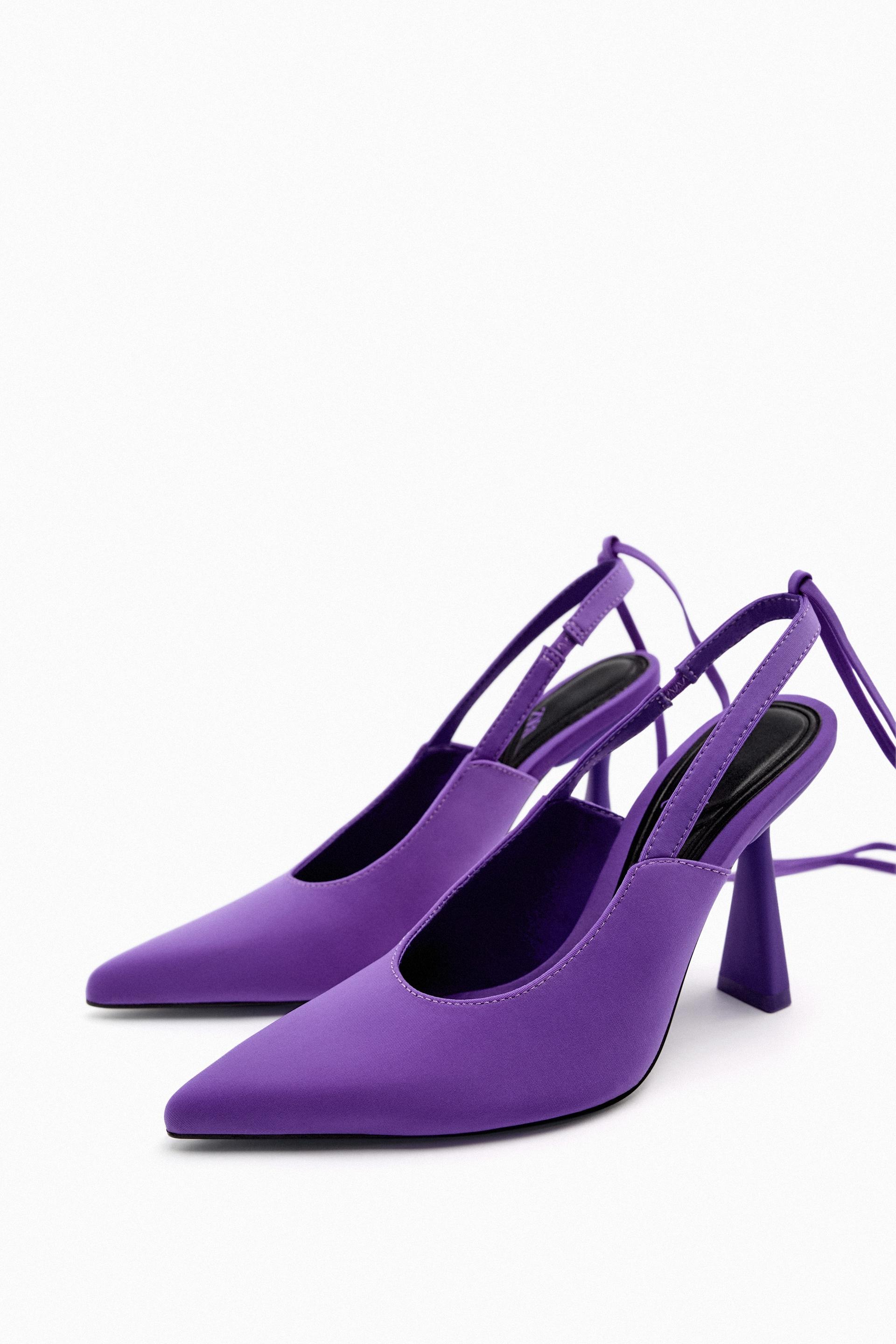 Lilac shoes zara Clearance