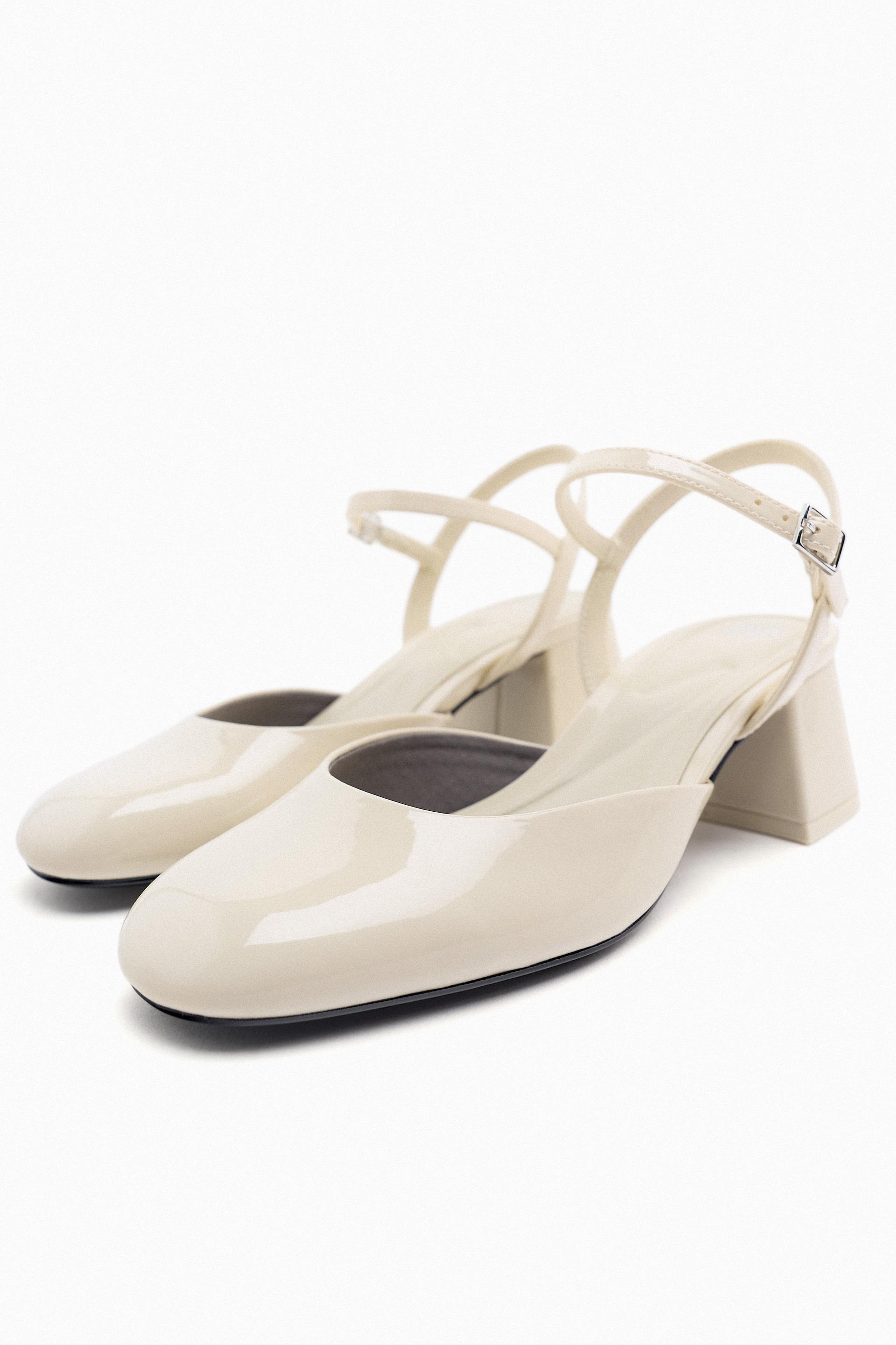 Block heel shoes zara Clearance