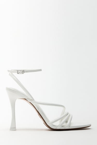 Image 0 of HIGH HEELED STRAP SANDALS from Zara