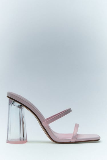 Image 0 of HIGH-HEEL SANDALS WITH HEART from Zara
