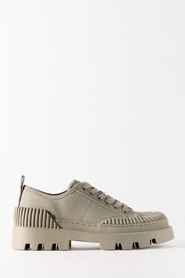 Image 0 of FABRIC SNEAKERS from Zara