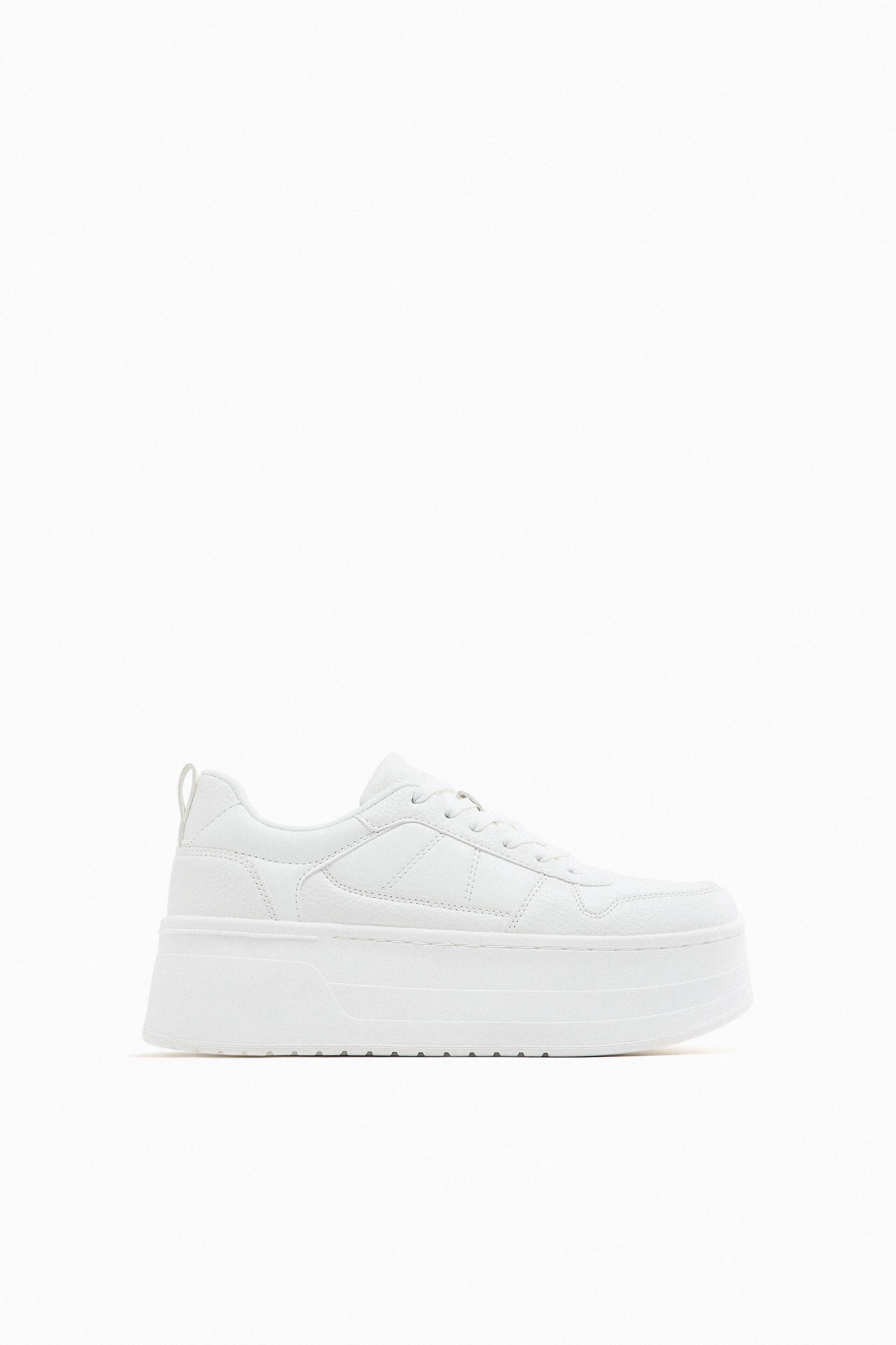 Zara all white sneakers Clearance