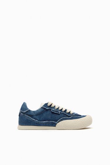 Image 0 of JEANS LOOK SNEAKERS from Zara