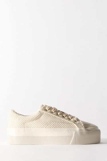 Image 0 of CASUAL FABRIC SNEAKERS from Zara