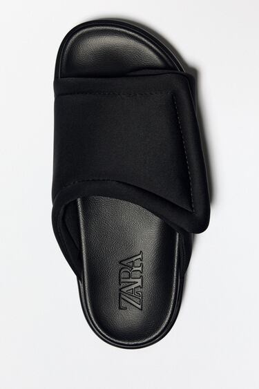 Image 0 of QUILTED SANDALS from Zara