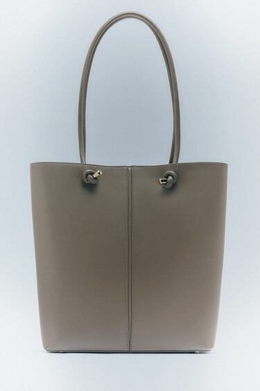 Image 0 of KNOTTED HANDLE TOTE from Zara