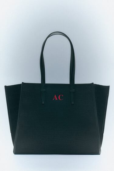 Image 0 of MOCK CROC TOTE BAG from Zara