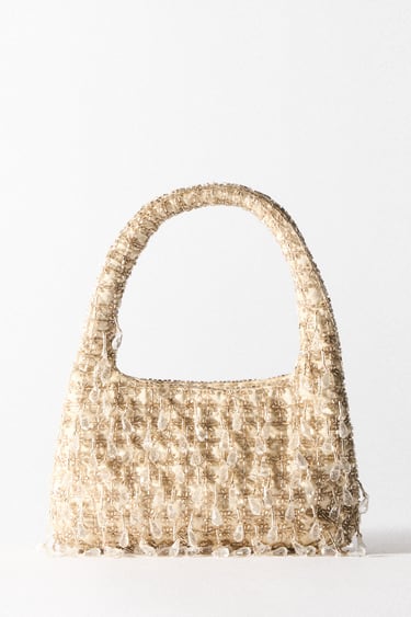 Image 0 of BEADED SHOULDER BAG from Zara