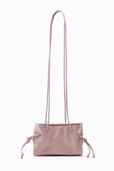Image 0 of MINI LEATHER CROSSBODY BAG from Zara