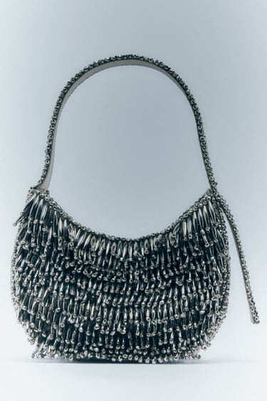 Image 0 of BEADED SHOULDER BAG from Zara