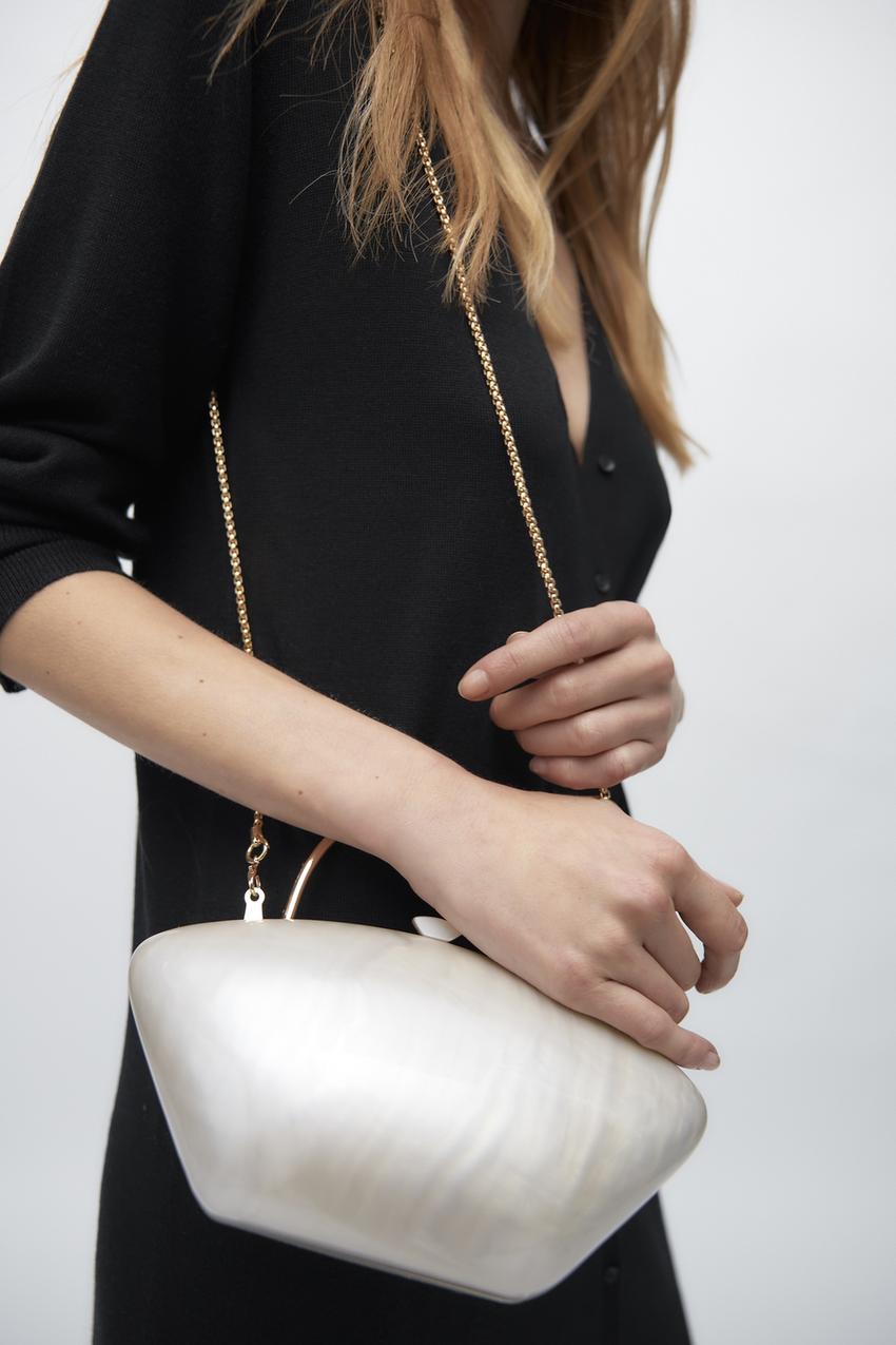 Pearl purse zara Clearance