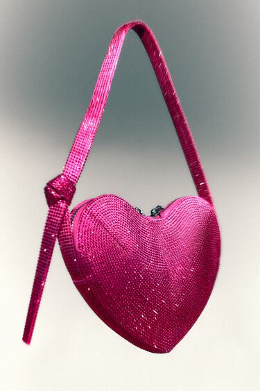 Image 0 of SHINY HEART SHOULDER BAG from Zara