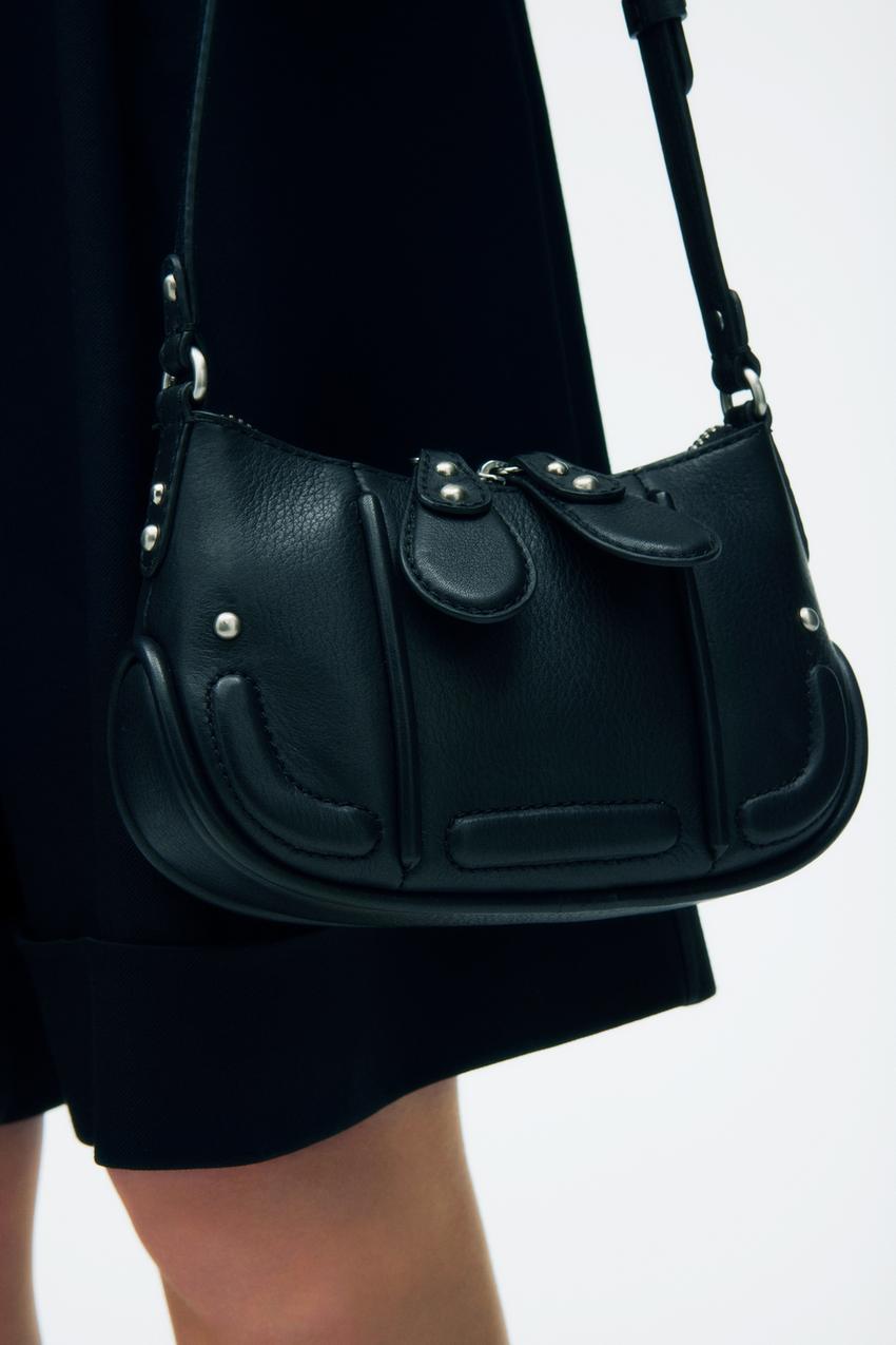 Zara limited edition leather bag Clearance