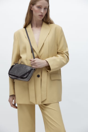 Image 0 of SPARKLY SHOULDER BAG from Zara
