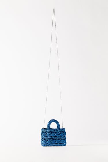 Image 0 of MINI CROCHET CROSSBODY BAG from Zara