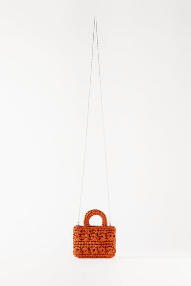 Image 0 of CROCHET MINI CROSSBODY BAG from Zara