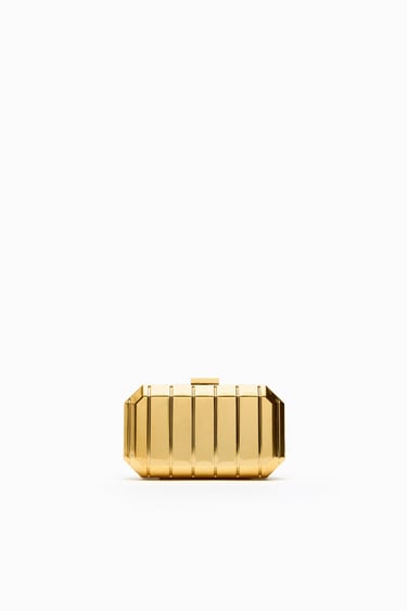 Image 0 of METALLIC BOX BAG from Zara