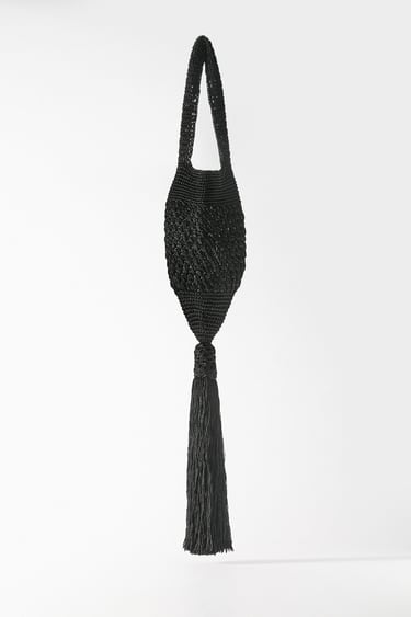 Image 0 of BUCKET BAG WITH FRINGING from Zara