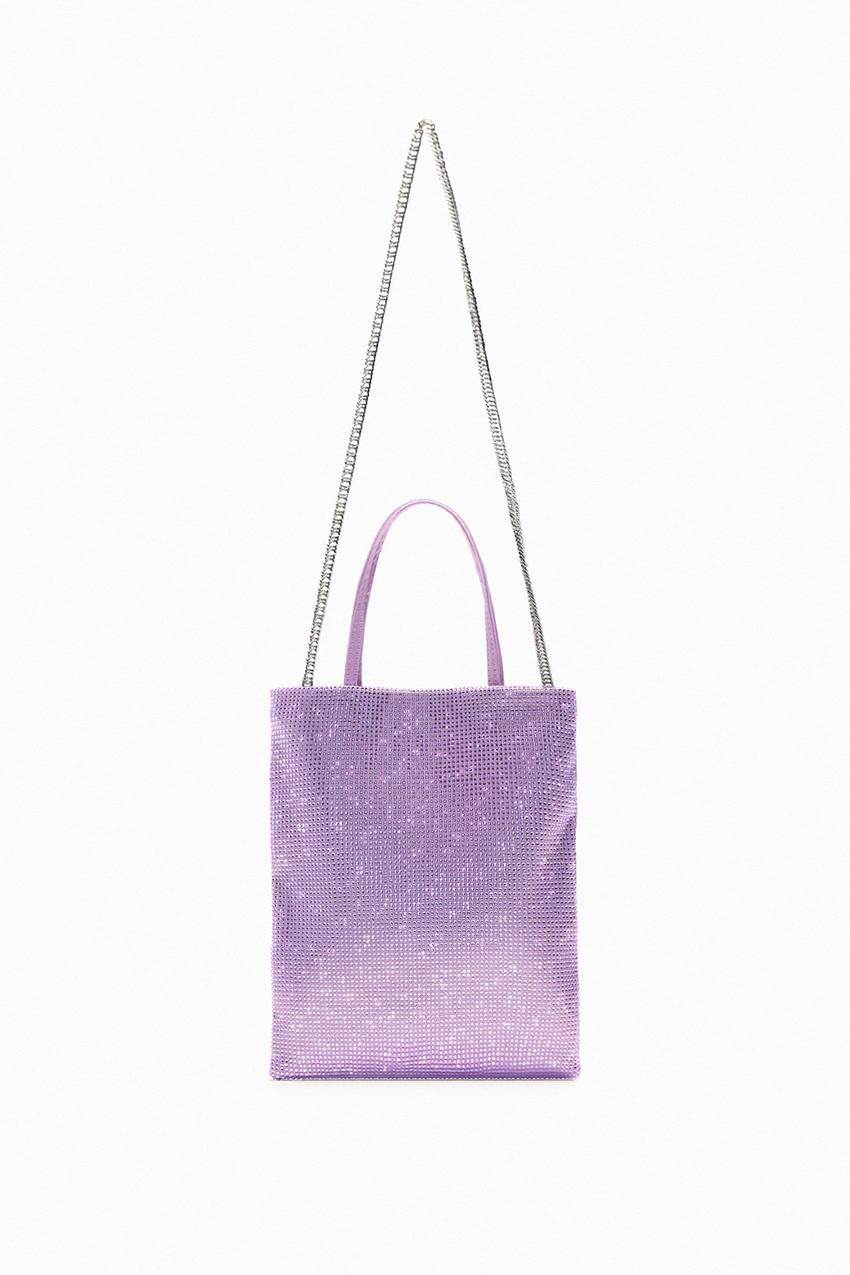 Purple zara bag Clearance