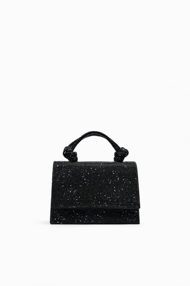 Image 0 of SPARKLY MINI CITY BAG from Zara