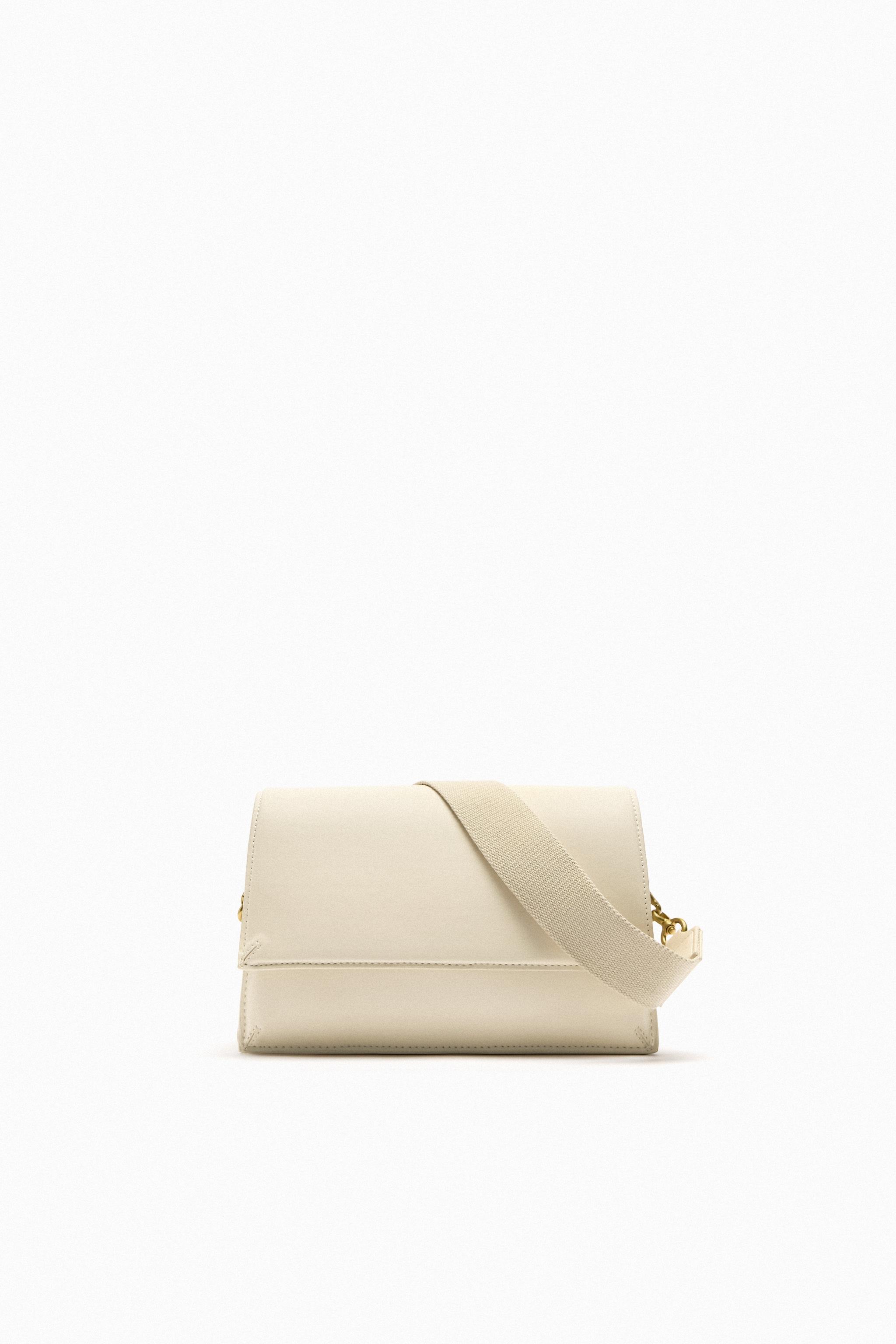 Zara white clutch Outlet