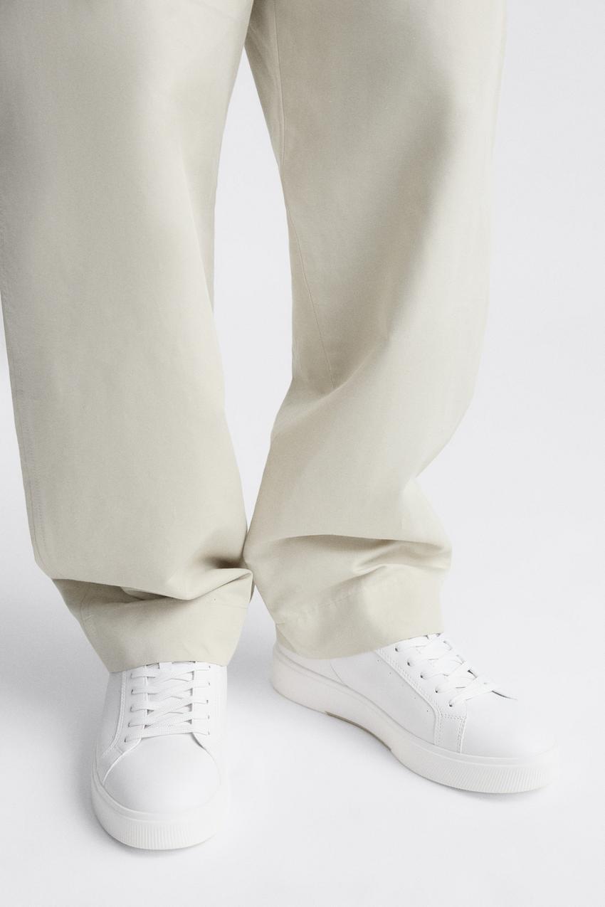 Zara all white sneakers Clearance