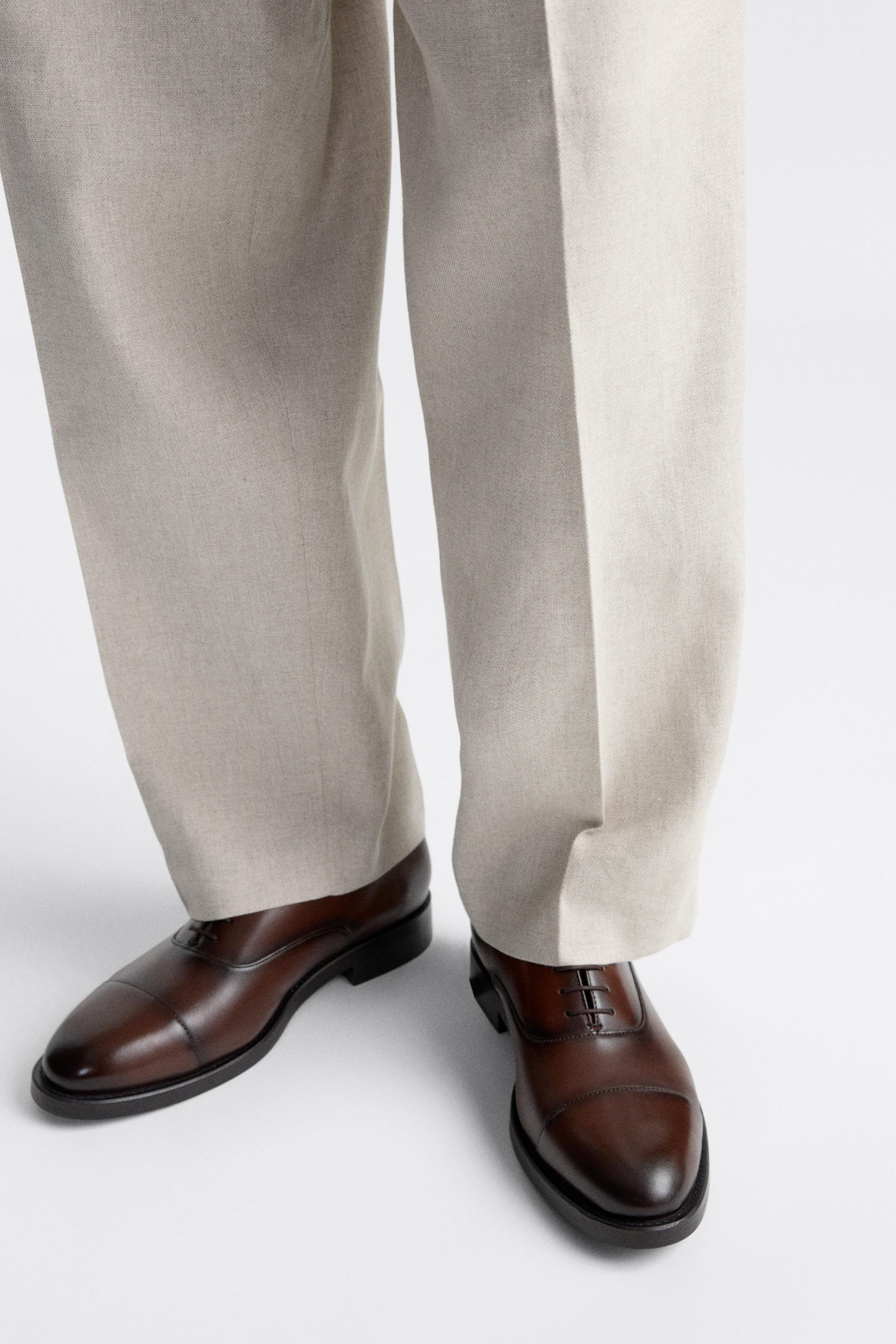 Brown zara shoes Clearance