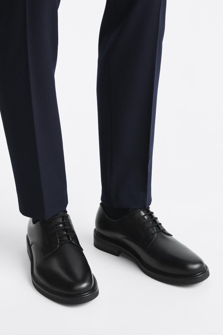Zara mens oxford shoes Clearance