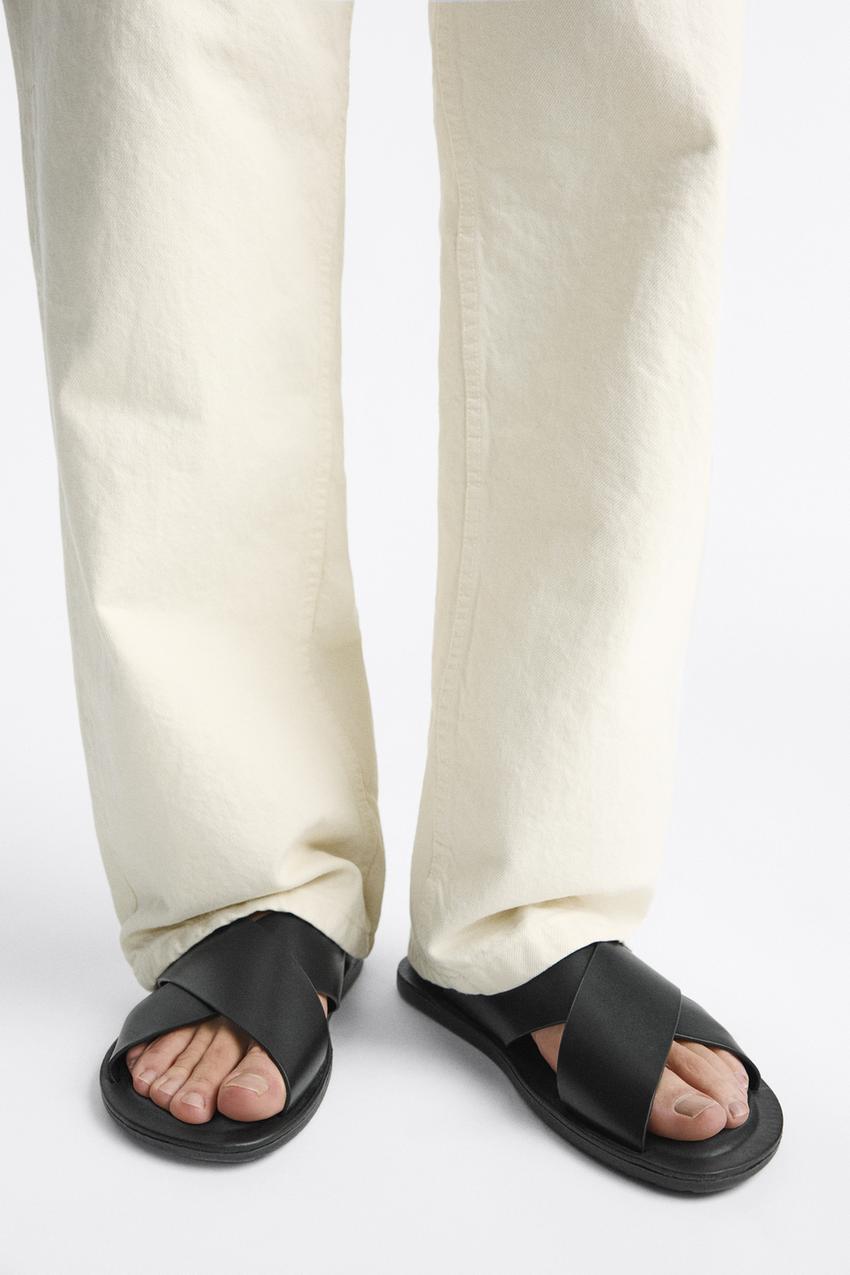 Zara flip flops for men Clearance