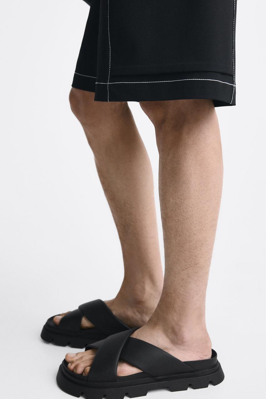 Zara chunky flip flops Clearance