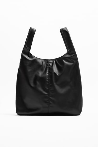 Image 0 of SOFT MINIMALIST TOTE BAG from Zara