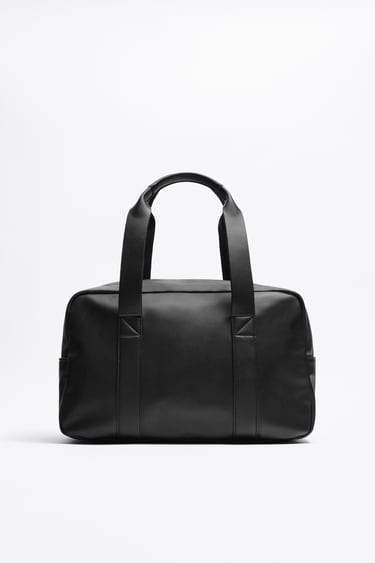 Image 0 of EMBOSSED BOWLING BAG from Zara
