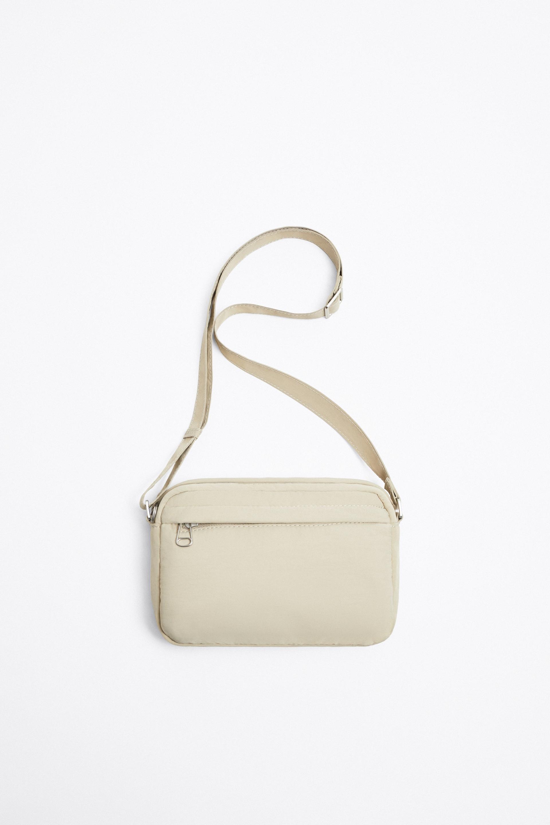 Zara soft leather crossbody bag Clearance
