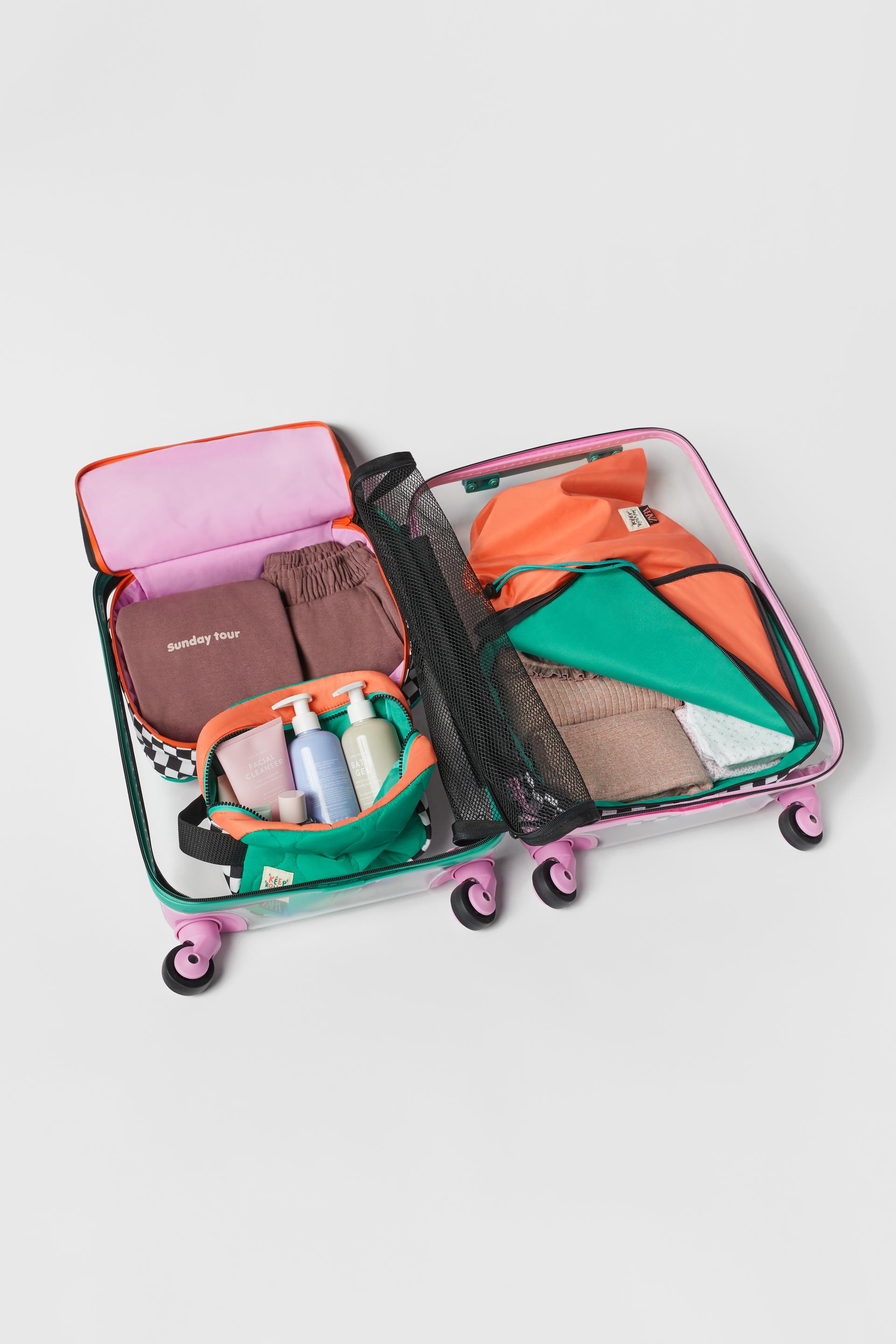 Zara transparent suitcase Clearance