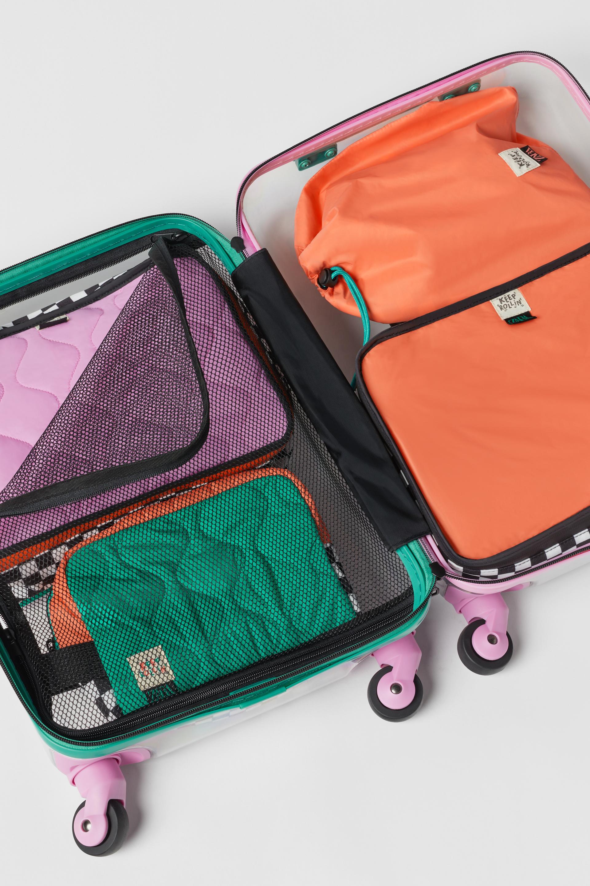 Zara transparent suitcase Clearance