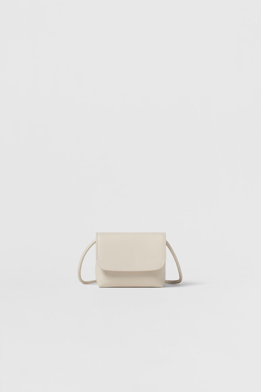 Zara white crossbody bag Clearance