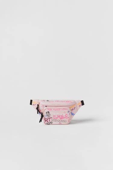 Image 0 of KIDS/ QUILTED GRAFFITI BELT BAG from Zara