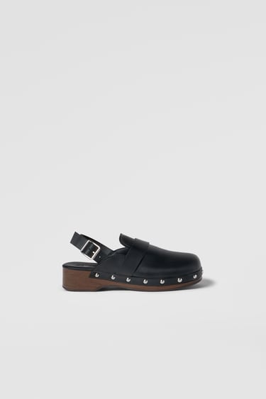 Image 0 of KIDS/ STUDDED CLOGS WITH BUCKLE from Zara
