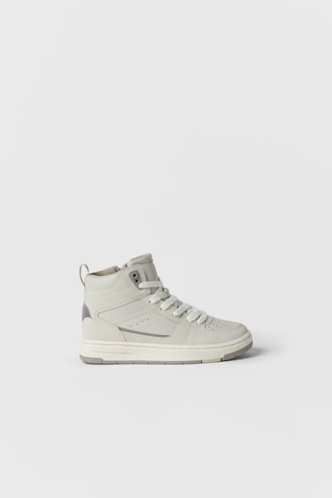 Image 0 of KIDS/ RETRO HIGH-TOP SNEAKERS from Zara