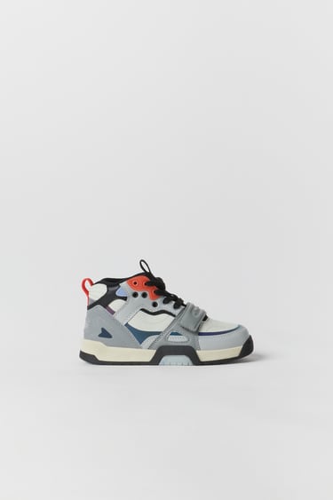 Image 0 of KIDS/ MULTI-PIECE HIGH TOP SNEAKERS from Zara