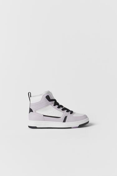 Image 0 of KIDS/ CONTRASTING HIGH TOPS from Zara